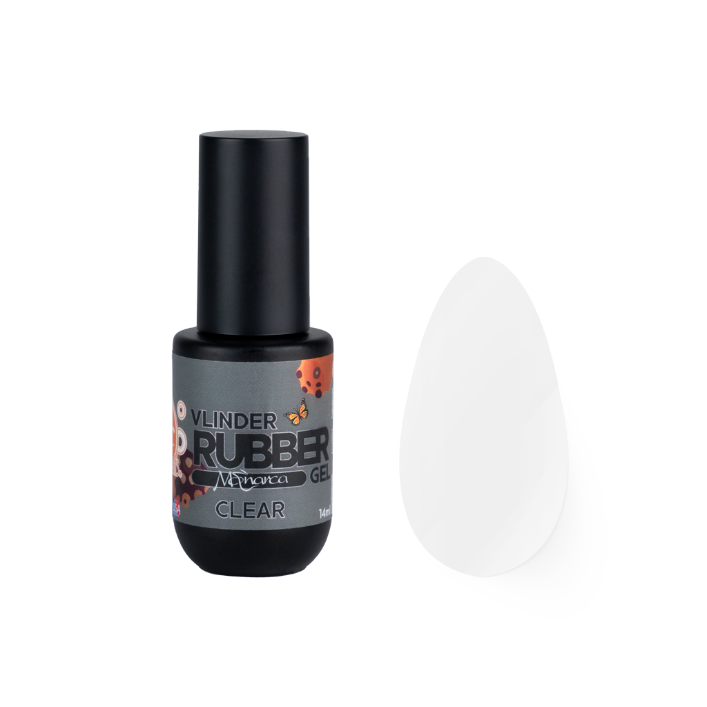 Rubber Gel Monarca Vlinder CLEAR 14ML